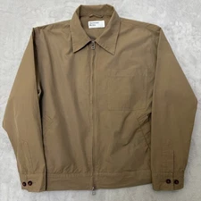 Universal Works Rose Bowl Jacket in Sand M double zip cropped cotton blouson
