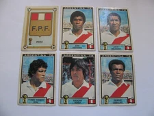 PERU' Panini ARGENTINA 78 12 (twelve) Figures for "rolre-6678"