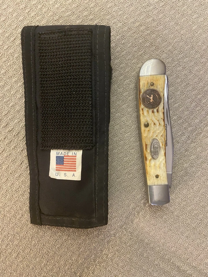 Sportsman's Wildlife Club Case XX Pike Pocket Knife 1941-1991 W/case - Image 2 of 4