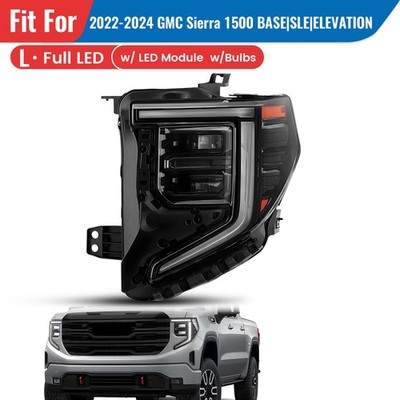 Fits For 2022-2026 GMC Sierra 1500 Elevation Pro SLE Full LED Headlight Driver