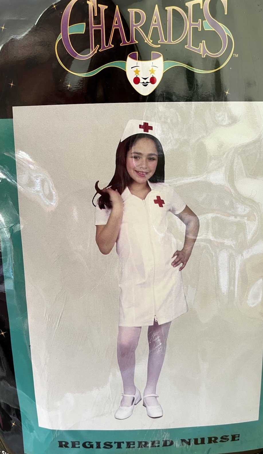 как выглядит Registered Nurse Child Costume Girls Medium 8-10 By Charades фото