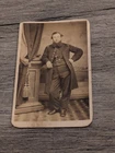 Civil War CDV Union Lt from Delaware ID'd Daniel G. Fisher Surgeon DE Backmark