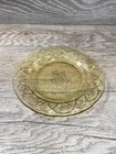 Federal Glass Rosemary Amber 6.5" Dessert Plate Depression