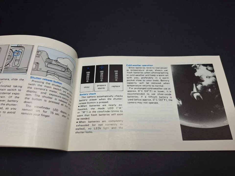 Minolta X-9 English Instruction Manual 35mm SLR Film Camera - Image 4 of 4