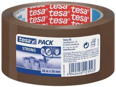tesapack Packing Tape, Strong Packaging Tape for Medium to Heavy Parcels and Box