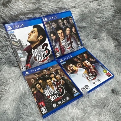 Yakuza 3 4 5 6 PS4 PS5 Game Set Ryu ga Gotoku Series Japan Sega