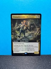 FOIL FULLART Triumphierender Abenteurer / Triumphant Adventurer - MTG Magic