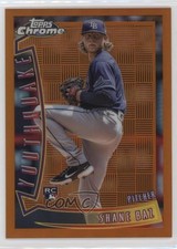 2022 Topps Chrome Sonic 1996 Youthquake Orange 25/25 Shane Baz #YQ-11 7c5