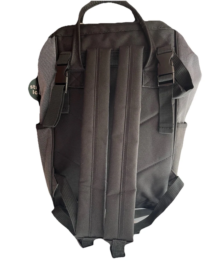 bb gear полный доступ рюкзак сумка для подгузников. Черные/серые петли для колясок с 9 карманами - Изображение 2 из 4