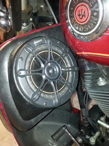 Adaptador de altavoz de carenado inferior Harley-Davidson cápsulas de deslizamiento callejero, road king HD - Imagen 6 de 12