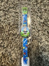 DISNEY-PIXAR Buzz Lightyear Digital Watch w/Plastic Band Factory Sealed NOS