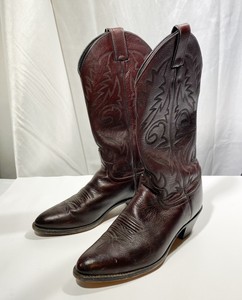 womens burgundy cowboy boots