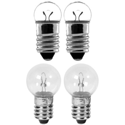 2x LIGHT BULB E10 6V 12V 14V 24V 0.6W TO 7.5W MOPED CYCLE BIKE CAR LAMP TORCH