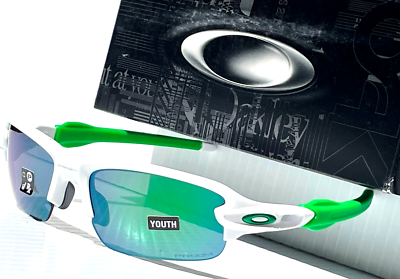 Oakley FLAK2.0 Prizm Jade Polarized 美品 NEW Oakley FLAK XXS White PRIZM Jade Youth Lens Sunglass OJ9008-08