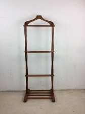 Mid Century Modern Solid Wood Gentleman's Valet with Accessory Dish