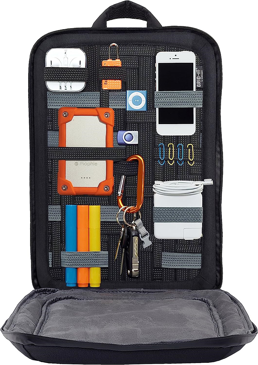 Cocoon MCP3401BK Slim 15 Backpack with Built-in Grid-IT!? Accessory Organize...
