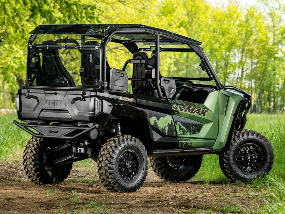 Parabrisas trasero abatible SuperATV para Yamaha Wolverine RMAX 4 / X4 (2018+) Foto 4 de 4