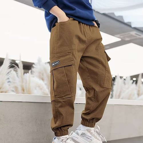 Kids Boy's Sweatpants Skateboarding Trousers Sports Cargo Pants Jazz Daily Wear - Picture 17 of 34