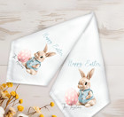 PERSONALISED Easter bunny eggs napkin, table wear, dinning gift, dinner napkin