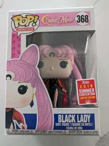 Funko POP Sailor Moon Black Lady 368 SDCC 2018 Exclusive