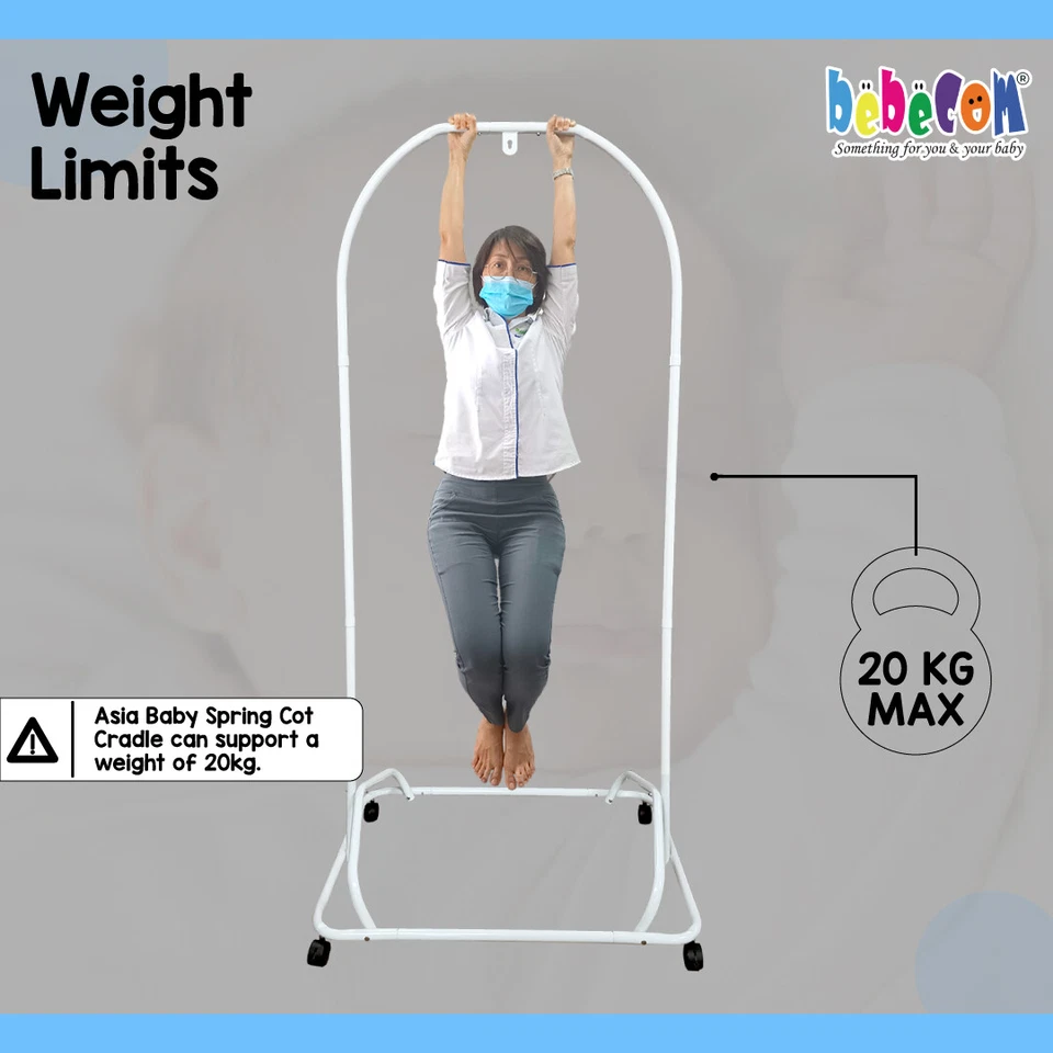 Asia Baby Cradle Baby Hammock For 6 - 32lbs Baby, Infant, Full Accessories - image 4 of 4