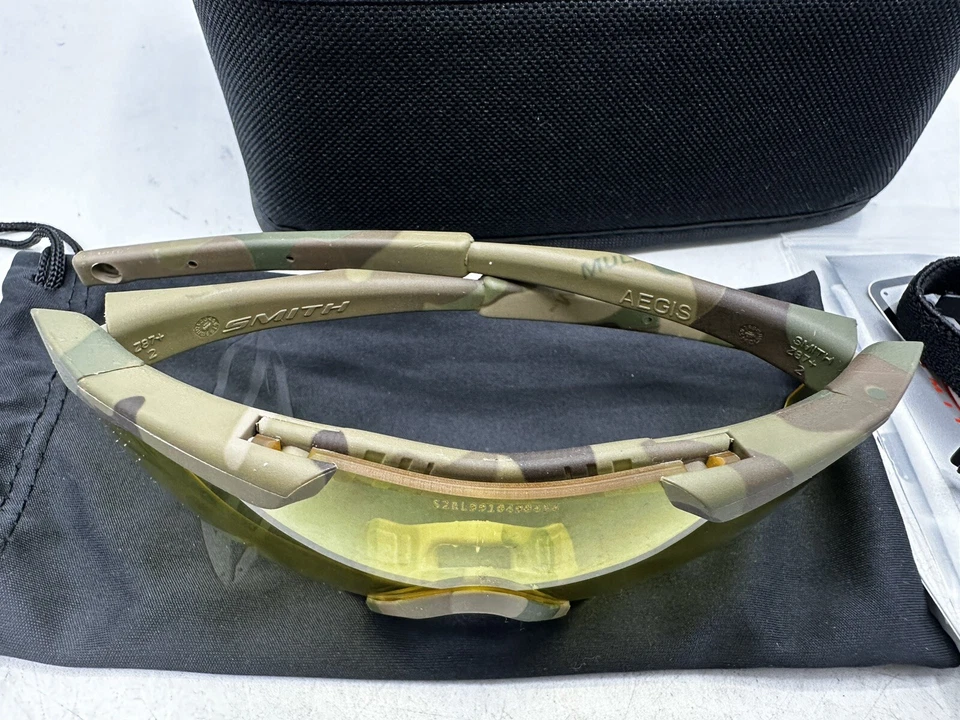Smith Optics AEGIS Frame, Yellow Lens Shooting Glasses Multicam OCP APEC - Image 3 of 4