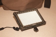 Cineroid LED Light 240 AC and V lock powered Lowe pro carry bag