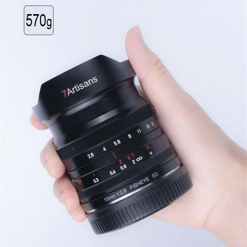 7artisans 10mm F2.8 Wide Angle Fisheye Lens For RF Mount R6 R5 RP R8 C70 Camera - Image 4 of 4