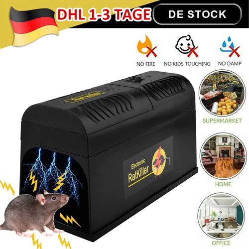 1x Köderstation Ratten Mäuse Köderbox Schlagfalle Garten Mausfalle