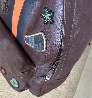 COACH CHARLIE VARSITY STRIPES PATCHES BACKPACK 12125 | eBay