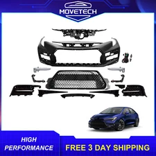 Front Bumper Cover Kit For 2020-2024 Toyota Corolla Sedan SE XSE
