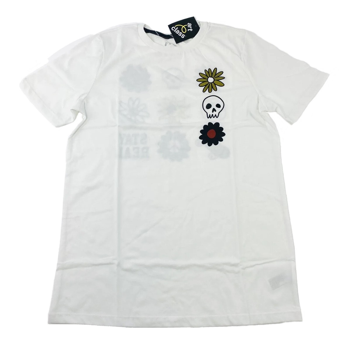 ARTS & SCIENCE STANDARD SHIRT 希少サイズXXL Art Class Boys Size XL 16 Graphic T-Shirt Front/Back 'Stay Real