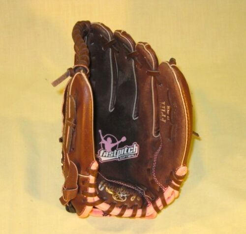 SOFTBALL GLOVE Mitt Rawlings FP11T 11 in Fast Pitch Brown for Left Hand NEW - Picture 6 of 9