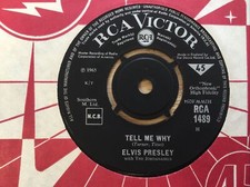 Elvis Presley Tell Me Why; Puppet On a String RCA Victor 1498 EX 7” Vinyl Single
