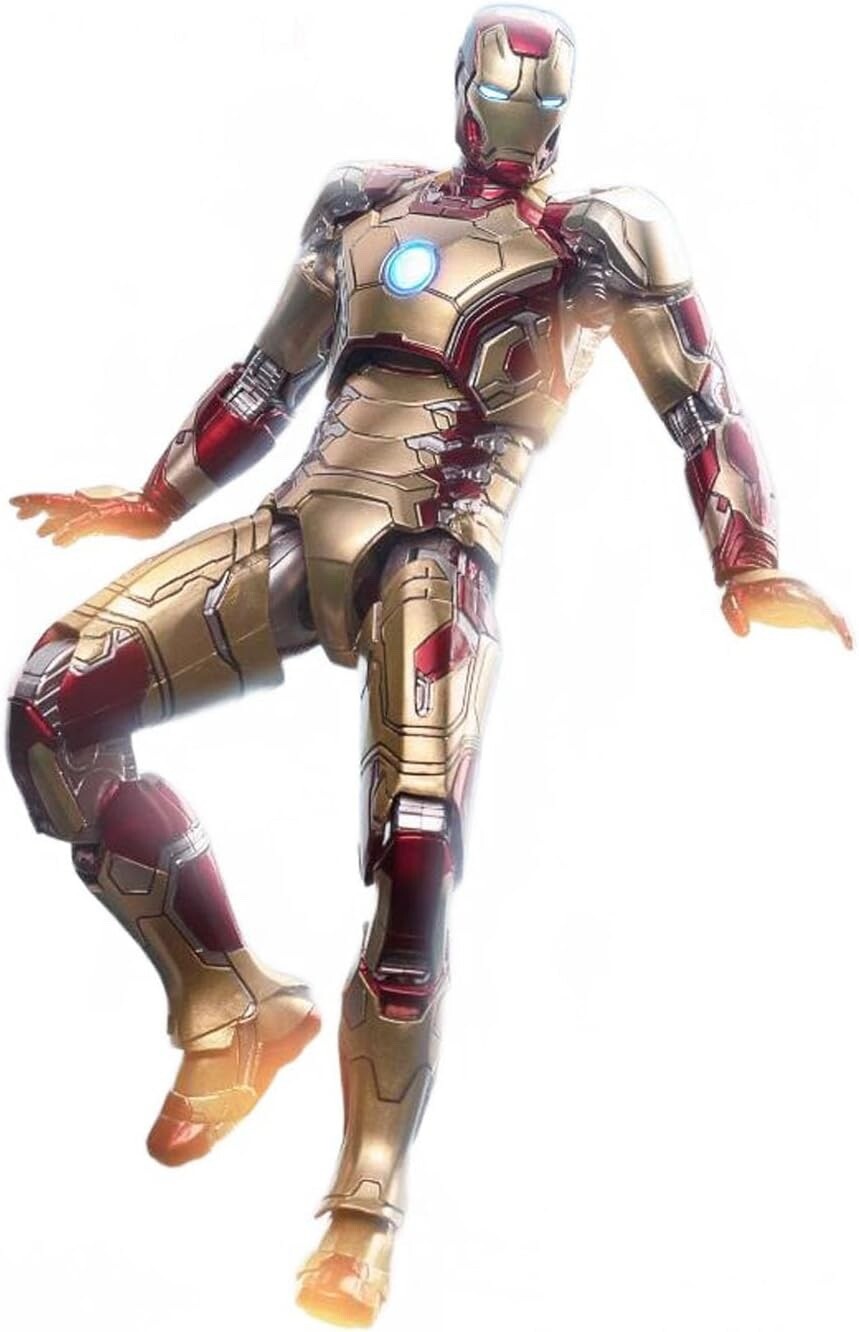 ZD-MK42-L: ZD Toys Marvel Iron Man Mark42 7" action figure (LED Ver.)