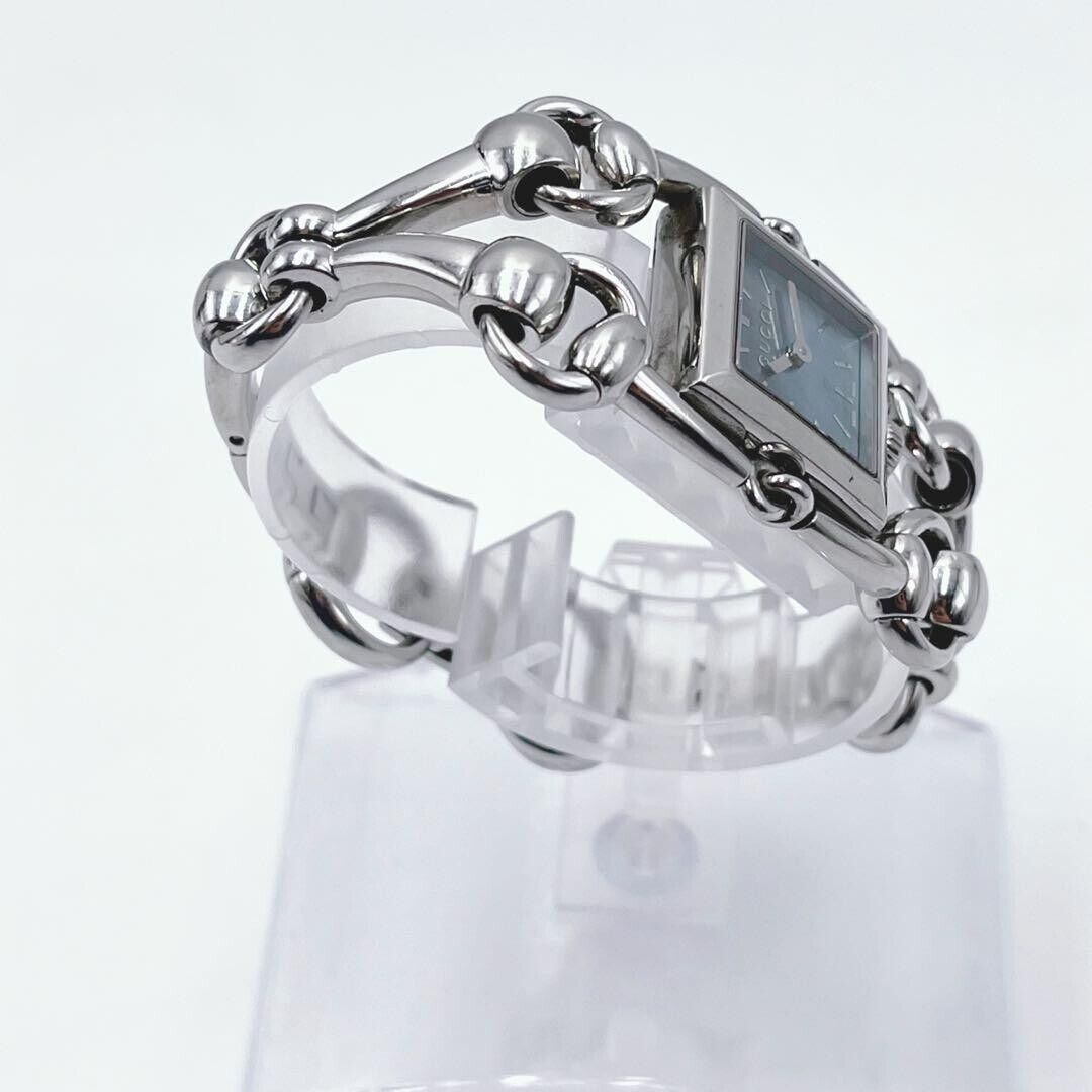 GUCCI 116.5 Signoria Watch Quartz Square Shell Dial Silver GUCCI 116.5 Signoria Watch Quartz Square Shell Dial Silver