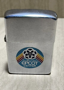 Socket Examine Vintage Disney World Epcot Zippo Lighter Rare Promtoional Last Www Globalwealths Org