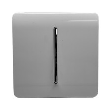 Light Switches 1 Gang 2 Way Screwless Designer Decorative Modern Trendi Switch
