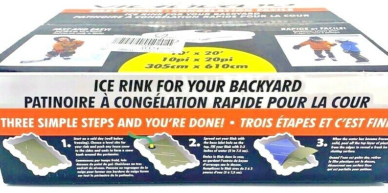REDDI RINK Backyard Ice Rink Kit 10' X 20' (200 Square Feet