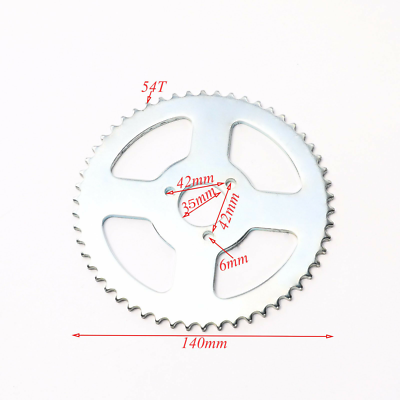 Kit Corona Pignone T8F 54 Denti + 15 Denti Per ATV Quad Go Kart Mini Moto Scooter