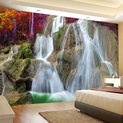 Großer Wald Wandbehang Wandteppich Beauty View Überwurf Decke Tagesdecke Wandbild - Bild 7 von 34