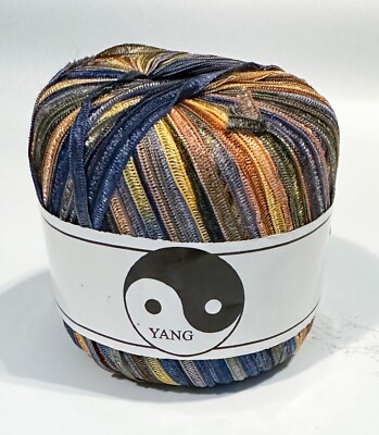 YANG Yarn Ball Color #8 Ribbon 231 Yds 50 Gr 100% Polyamide France Multicolor