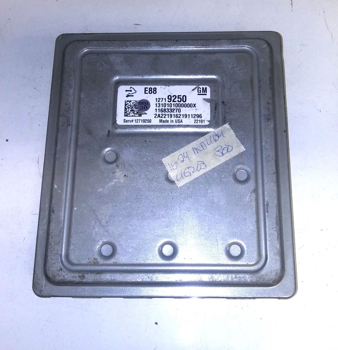ビンテージ　MALIBU(エミレーター) 12719250 ecm ecu computer 2018-2024 Chevrolet Malibu