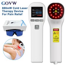 808 650nm Cold Laser Therapy Device For Body Pain Relief Red Infrared Light Home
