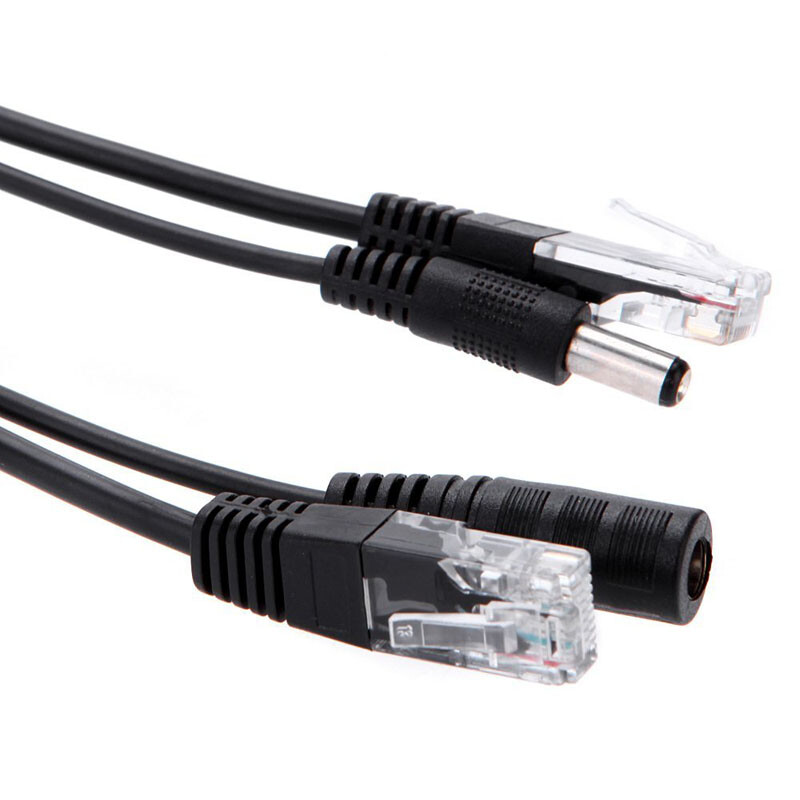 GEEEKPI - 2-pack Attivo Poe Power Over Ethernet Splitter Adattatore 48v