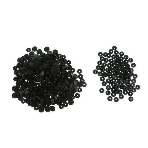 100 Set Size 20 T5 Black Plastic Resin Press Studs Snap Fasteners Poppers AU - Picture 7 of 9