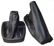 OPEL ASTRA II 2 G 1998-2009 CUFFIA LEVA CAMBIO E FRENO A MANO  VERA PELLE 