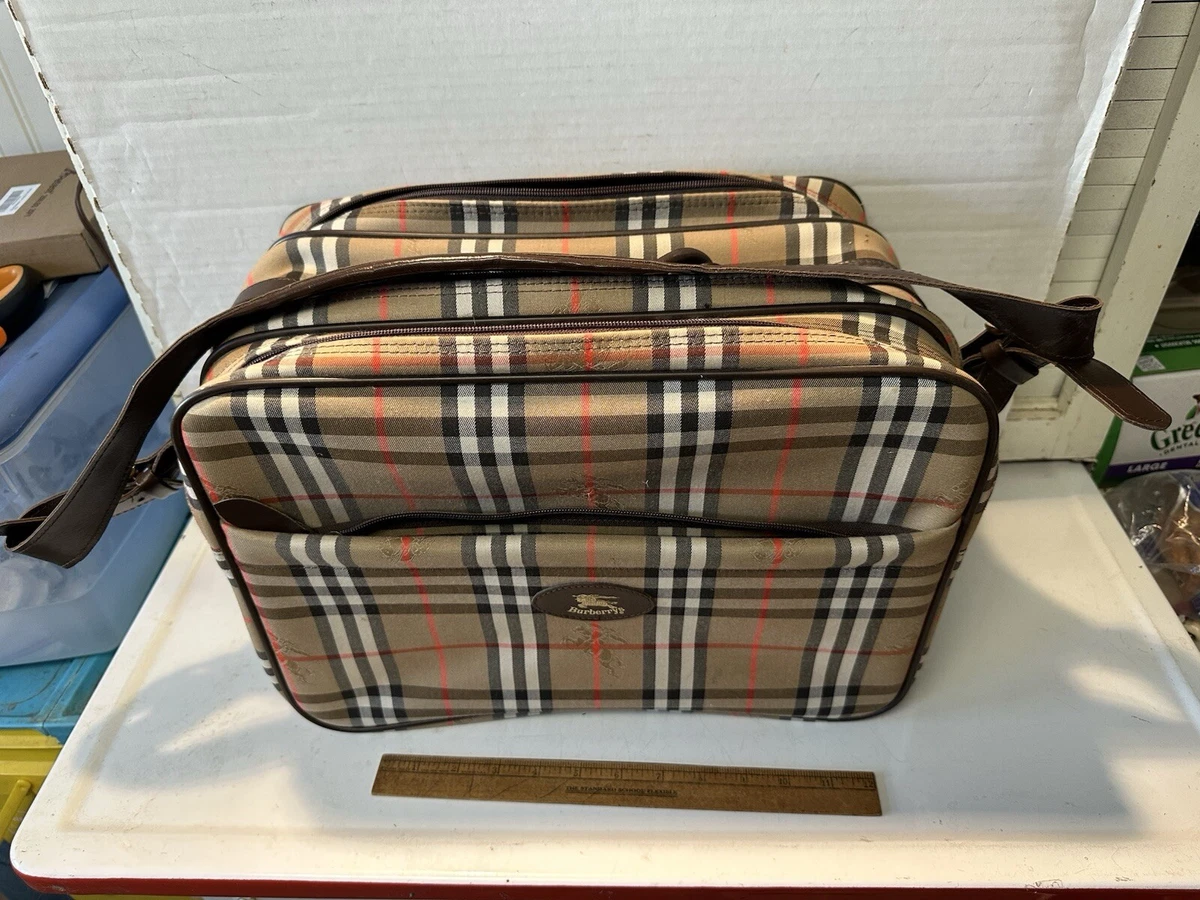 Burberry Checked Travel Luggage for sale | eBay