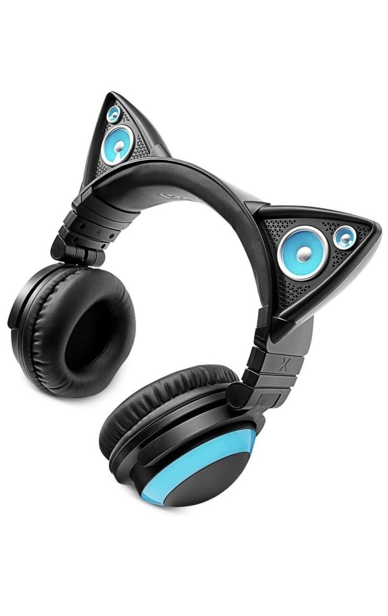 AXENT WEAR Cat Ear Headphones With Blue High-performance AXENT WEAR Cat Ear Headphones With Blue High-performance