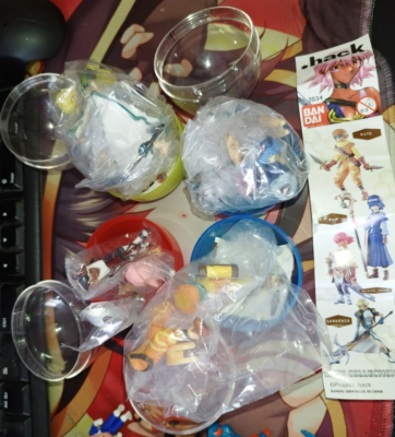 Figurine Gashapon HACK NEUF – Série Complète Vol 1 – Rare HGIF HG Bandai
